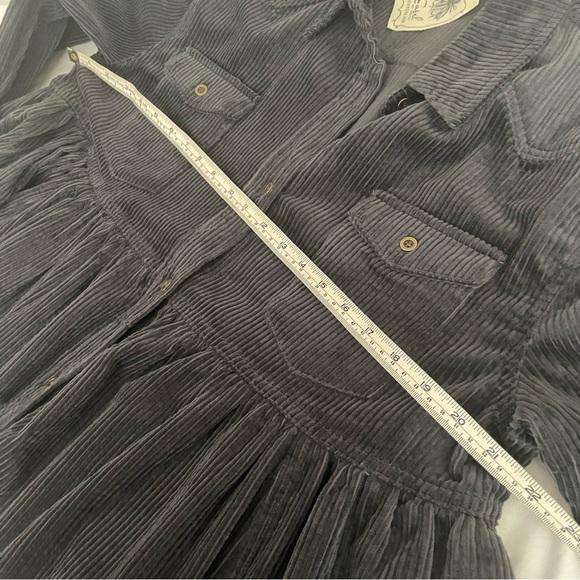 Q977 black corduroy babydoll jacket - Picture 7 of 10